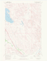 Lake De Smet East 1970 topographic map thumbnail