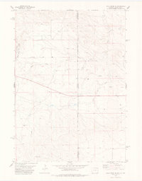 Mule Creek SE 1978 topographic map thumbnail