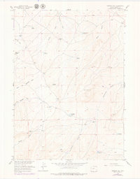 Ninemile Hill 1958 topographic map thumbnail