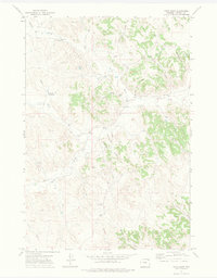 Pitch Draw 1971 topographic map thumbnail