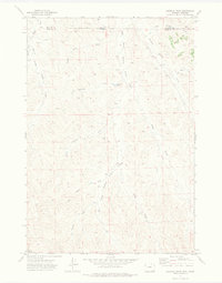 Roundup Draw 1971 topographic map thumbnail