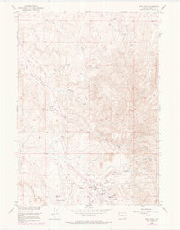 Sand Draw 1958 topographic map thumbnail