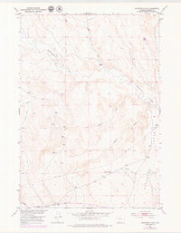 Schuster Flats 1951 topographic map thumbnail