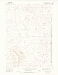South Oat Creek 1978 topographic map thumbnail