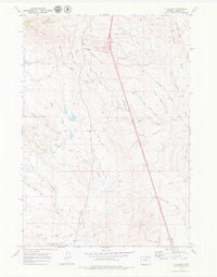 T A Ranch 1970 topographic map thumbnail