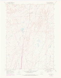 Teapot Rock 1968 topographic map thumbnail