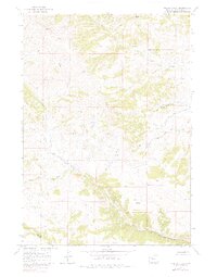 Willow Creek 1967 topographic map thumbnail