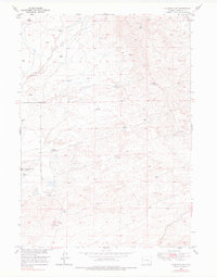 Glenrock NW 1949 topographic map thumbnail