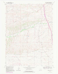 Nimmo Ranch 1991 topographic map thumbnail
