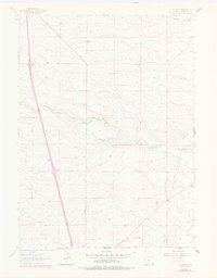 P O Ranch 1962 topographic map thumbnail