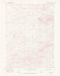 Pinto Creek 1968 topographic map thumbnail