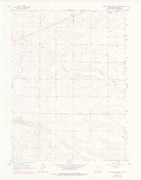 Pole Creek Ranch SE 1963 topographic map thumbnail