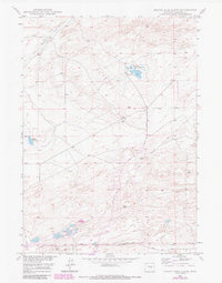 Pratts Soda Lakes 1949 topographic map thumbnail