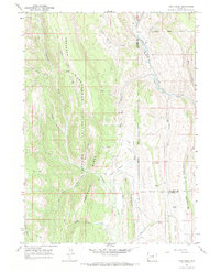 Coal Creek 1967 topographic map thumbnail