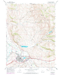 Evanston 1965 topographic map preview