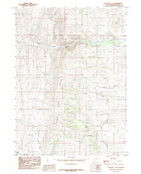 Fontenelle Gap 1985 topographic map thumbnail
