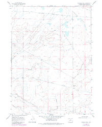 Fourmile Knoll 1968 topographic map thumbnail