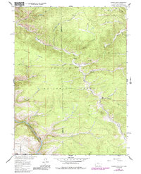Horatio Rock 1961 topographic map preview