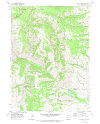 Lake Mountain 1969 topographic map thumbnail