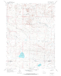 Picket Lake 1961 topographic map thumbnail