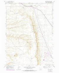 Pilot Butte 1961 topographic map thumbnail