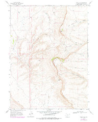 Pine Butte 1968 topographic map thumbnail