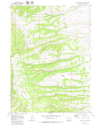 Pine Grove Ridge 1969 topographic map thumbnail