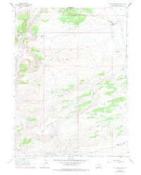 Potter Mountain 1963 topographic map thumbnail