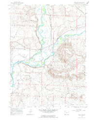 Ross Butte 1964 topographic map thumbnail