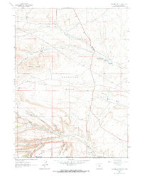 Scrivner Butte 1963 topographic map thumbnail