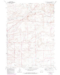 Shute Creek Lake 1969 topographic map thumbnail