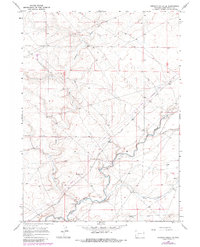 Simpson Gulch SE 1968 topographic map thumbnail