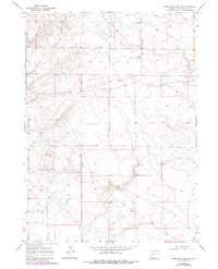 Simpson Gulch SW 1968 topographic map thumbnail