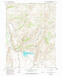 Sulphur Creek Reservoir 1965 topographic map thumbnail