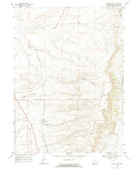 White Rocks 1968 topographic map thumbnail