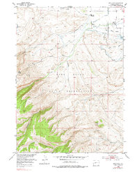 Wind River 1952 topographic map thumbnail