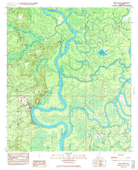 Bilbo Island 1983 topographic map thumbnail