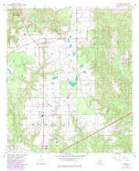 Huxford 1960 topographic map thumbnail
