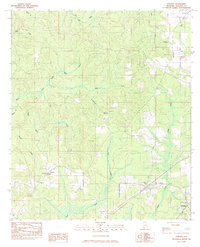 Perdido 1983 topographic map preview