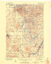 Bloomer 1951 topographic map thumbnail