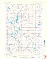 Kewaskum 1955 topographic map thumbnail