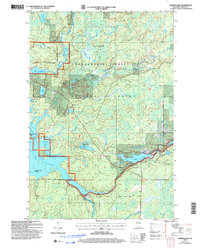 Barker Lake 2005 topographic map thumbnail