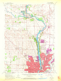 Beloit 1962 topographic map preview