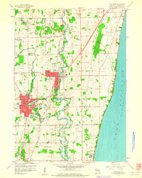 Cedarburg 1959 topographic map thumbnail