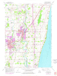 Cedarburg 1959 topographic map thumbnail