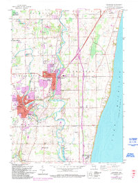 Cedarburg 1959 topographic map thumbnail