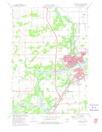 Chippewa Falls 1972 topographic map preview