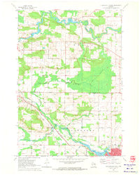 Clintonville North 1970 topographic map thumbnail