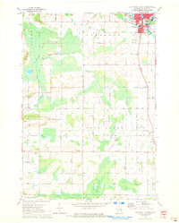 Clintonville South 1970 topographic map thumbnail
