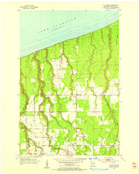 Cloverland 1954 topographic map thumbnail